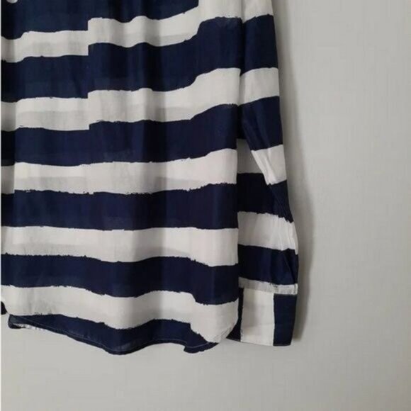 BANANA REPUBLIC Soft-wash Rugby Stripe Shirt Sz S - Picture 10 of 13